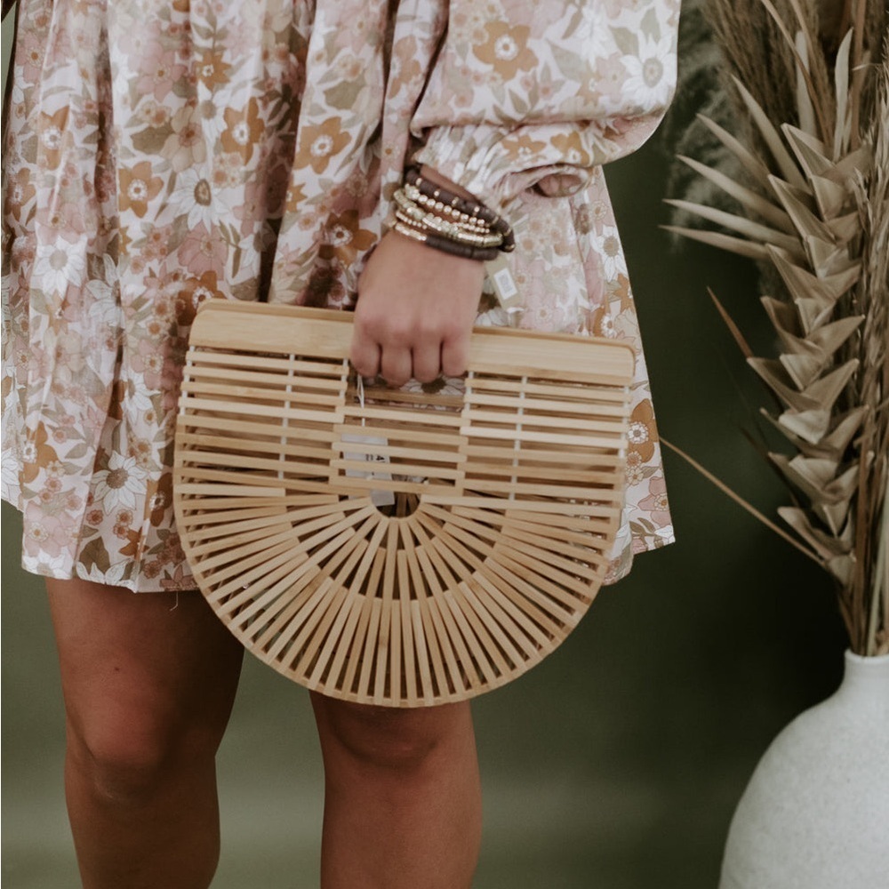 PANAMA BAMBOO HANDBAG​​​ - Picture 5 of 8